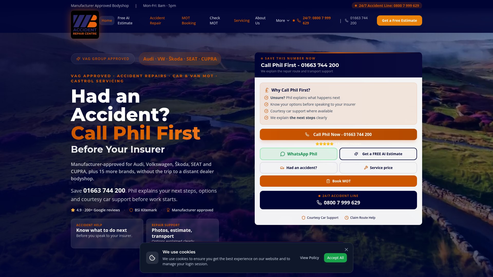 WBARC website preview